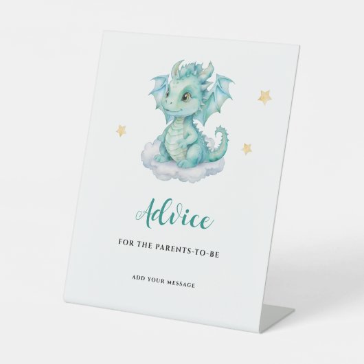 Signe De Table Conseils pour bébé dragon Parents (Recto)
