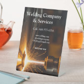 Signe De Table Construction du contrat de soudure ajouter nom con (In SItu)