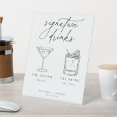 Signe De Table Contemporain Chic Signature Boissons (In SItu)