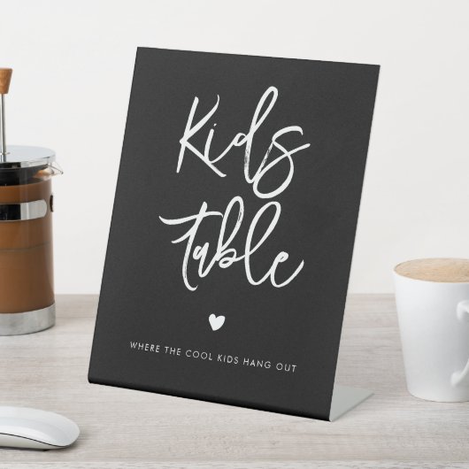 Signe De Table Contemporain moderne noir mariage de table pour en (In SItu)