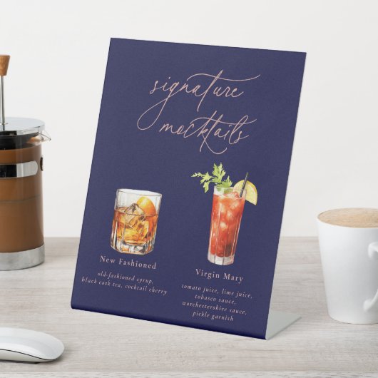 Signe De Table Contemporary Signature Mocktails (In SItu)