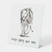 Signe De Table Continuez à suivre votre chemin (Recto)