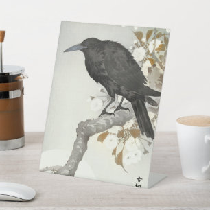Signe De Table Corbeau Koson Oiseau Japonais Corneille