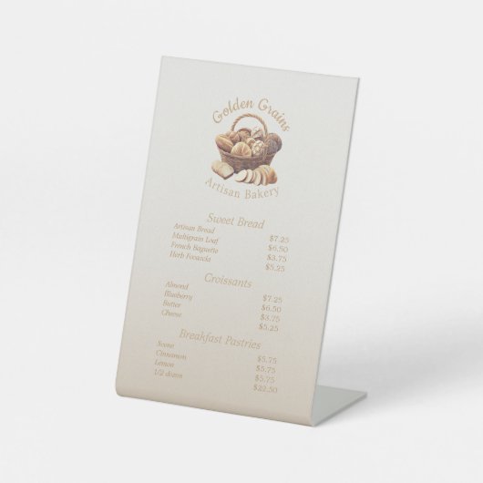 Signe De Table Corbeille de pain artisanal (Recto)