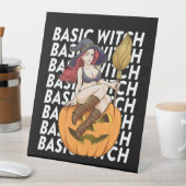 Signe De Table Costume basique de sorcière d'Halloween drôle Sarc (In SItu)