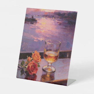 Signe De Table Coucher de soleil & Whiskey