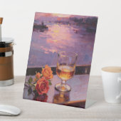 Signe De Table Coucher de soleil & Whiskey (In SItu)