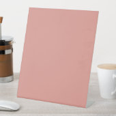 Signe De Table Couleur rose flamant pastel simple (In SItu)