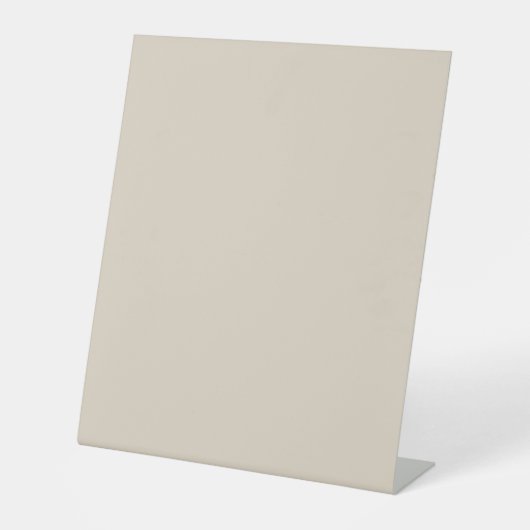 Signe De Table Couleur solide en lin naturel (Recto)