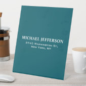 Signe De Table Couleur Turquoise foncée chic personnalisée (In SItu)