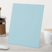 Signe De Table Couleur uni bleu clair (In SItu)