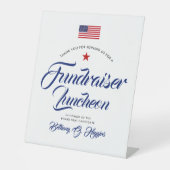 Signe De Table Couleurs patriotiques Thème politique |  (Recto)