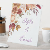 SIGNE DE TABLE COULEURS ROMANTIQUES FÊTE DES MARIÉES AFFICHE DE B (In SItu)