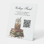 Signe De Table Country Chic Graduation College Fund QR Code  (Recto)