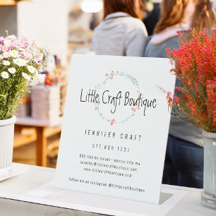 Signe De Table Couronne de fleurs sauvages élégante en ligne