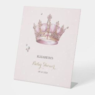 Signe De Table Couronne de Petite Princesse Perles Points Bébé Na