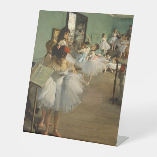 Signe De Table Cours de danse de Degas Danseuses de ballet Danseu (Recto)
