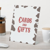 Signe De Table Cowboy Rodeo Western Cartes et cadeaux (In SItu)