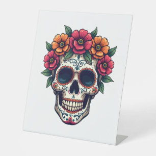 Signe De Table Crâne de sucre Jour des morts � Dia de los Muertos