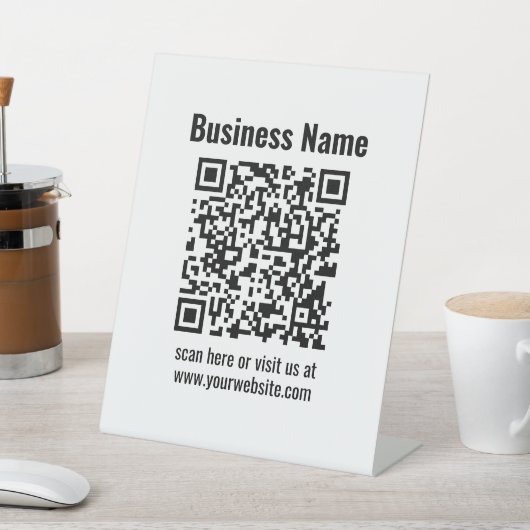 Signe De Table Create Your Own QR Code | Transperant (In SItu)