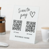 Signe De Table Créer Votre Propre Analyse Pour Payer Le Code QR N (In SItu)