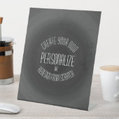 Signe De Table Créer votre propre - Conception personnalisée (In SItu)