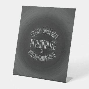Signe De Table Créer votre propre - Conception personnalisée