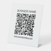 Signe De Table Créez un code QR professionnel instantanément avec (Recto)