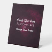 Signe De Table CREEZ VOS PROPRES CARTES! Personnaliser (Recto)