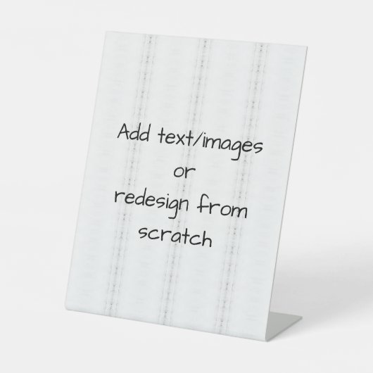 Signe De Table Créez votre propre (Recto)