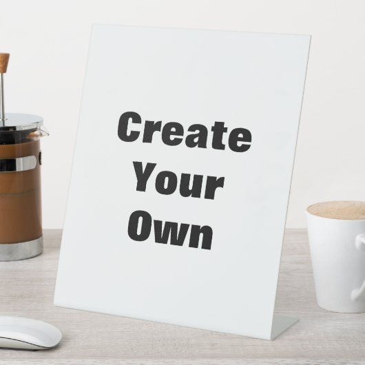 Signe De Table Créez votre propre (In SItu)