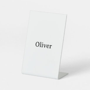 Signe De Table Créez votre propre 4" X 6" simple et professionnel