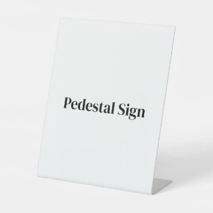 Signe De Table Créez votre propre 8" x 10" personnalisé