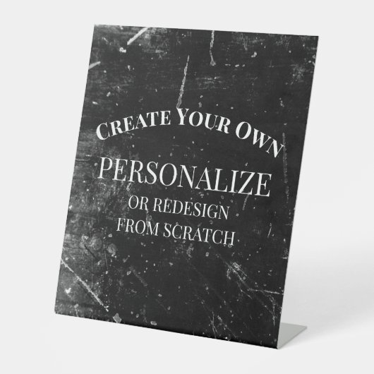 Signe De Table Créez votre propre Customisé (Recto)