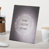 Signe De Table Créez votre propre Customisé (In SItu)