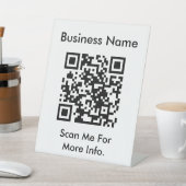 Signe De Table Créez votre propre Modèle de code QR (In SItu)