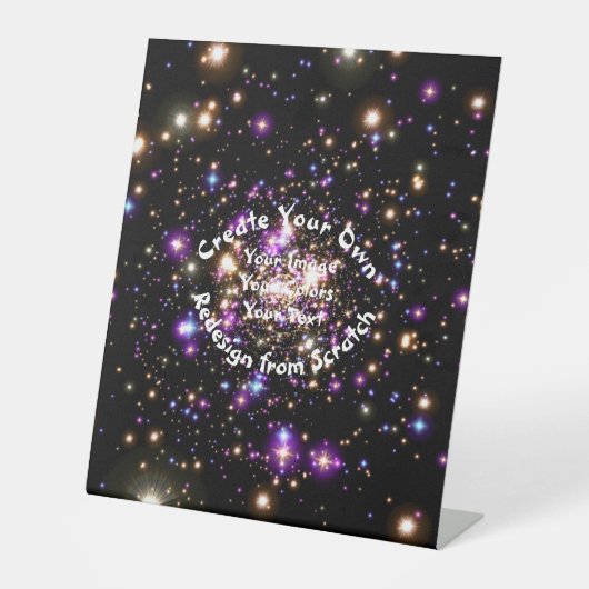 Signe De Table Créez votre propre personnalisation (Recto)