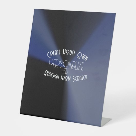 Signe De Table Créez votre propre personnalisation (Recto)