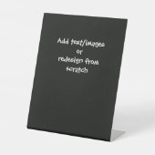 Signe De Table Créez votre propre personnalisation (Recto)