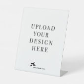 Signe De Table Créez votre propre portrait de conception (Recto)