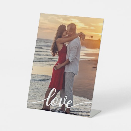 Signe De Table Créez votre propre script d'amour Romantique Coupl (Recto)