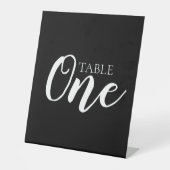 Signe De Table Créez Votre Propre - Table Une (Recto)