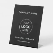 Signe De Table Créez votre propre texte de logo d'entreprise de c (Recto)