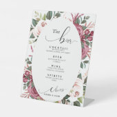 Signe De Table Crème d'ivoire de Bourgogne moderne rose | Le Mari (Recto)