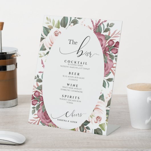 Signe De Table Crème d'ivoire de Bourgogne moderne rose | Le Mari (In SItu)