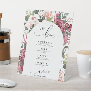 Signe De Table Crème d'ivoire de Bourgogne moderne rose   Le Mari