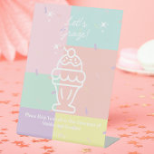 Signe De Table Crème glacée rétro On fait du grèze !