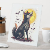Signe De Table Cri Skeleton Shiba (In SItu)