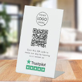 Signe De Table Critiques Trustpilot | Business Review Link QR Cod