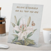 Signe De Table Crois En Toi-Même (In SItu)